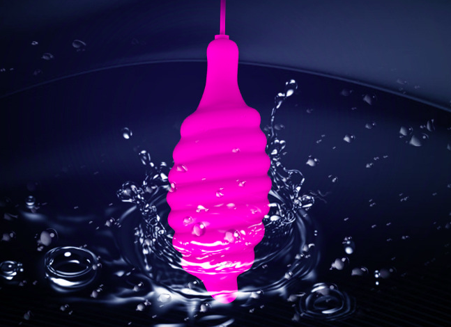 Trứng rung Prettylove Pleasure Shell xoắn ốc silicone 12 chế độ